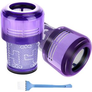2 Pack V12 Filters for Dyson V12 Detect Slim,Detect Slim Animal, Slim+ Cordless Vacuum,V12 Slim Absolute Vacuums,SV34,SV35 Vacuums Filter Replacement,Compare to Part 971517-01