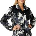 Roxy Women's Zip-up Bonded Sherpa Jacket Oversized Fit, Pfas-free, Adjustable Hem XS