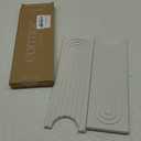 Stone Faucet Mat for Kitchen Sink  Diatomite Drying Stone Mat & Sink Protector, Prevent Moisture  Sink Splash Guard Water-Absorbing Stone Tray for Bathroom Counter [Light Grey,23.6" x 3.9"]