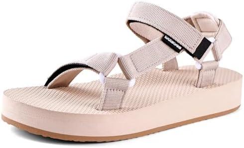WateLves Womens-Sport-Sandals Hiking Sandals with-Arch-Support Webbing-Outdoor-Beach-Water-Sandals for Travel-Walking-Trekking-Camping 26cm