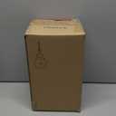 Outdoor Pendant Light Fixture, Farmhouse Exterior Globe Anti-Rust Hanging Lights with Adjustable Chain, Bronze Ceiling Outdoor Lantern Light with Seeded Glass for Front Door, Entry, Porch, and Gazebo