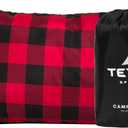 TETON Sports Camp Pillow; Great for Travel, Camping and Backpacking; Washable (Black)