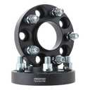 Alpaspare 2pcs 5x115 Wheel Adapters, Forged 1" Thread Pitch M14x1.5 Hub Bore 71.5mm Spacers for Chrysler 300 05-23, for Dodge Challenger 08-23, for Dodge Charger 06-23, for Dodge Magnum 05-08, Black