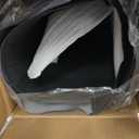 1 Inch Thick Barber Cutting Chair Salon Floor Mats for Beauty Hair Stylist Station Anti Fatigue (Black, 5 Ft  3 Ft Rectangle)