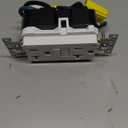 Leviton 20A-125V Extra-Heavy Duty Industrial Grade Leaded Duplex Tamper-Resistant Self-Test GFCI Receptacle, 20-Amp, GFTR2-5LW, White