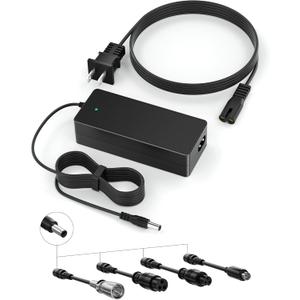 VHBW 42V 2A Electric Scooter Charger with 5 Plugs,Compatible with Gotrax, Jetson,Hover 1,Segway,Ninebot,Hiboy,Bird,Hoverstar,Volpam Scooters and Ebike with 36V Battery,9.8Ft Cable,LED Indicator