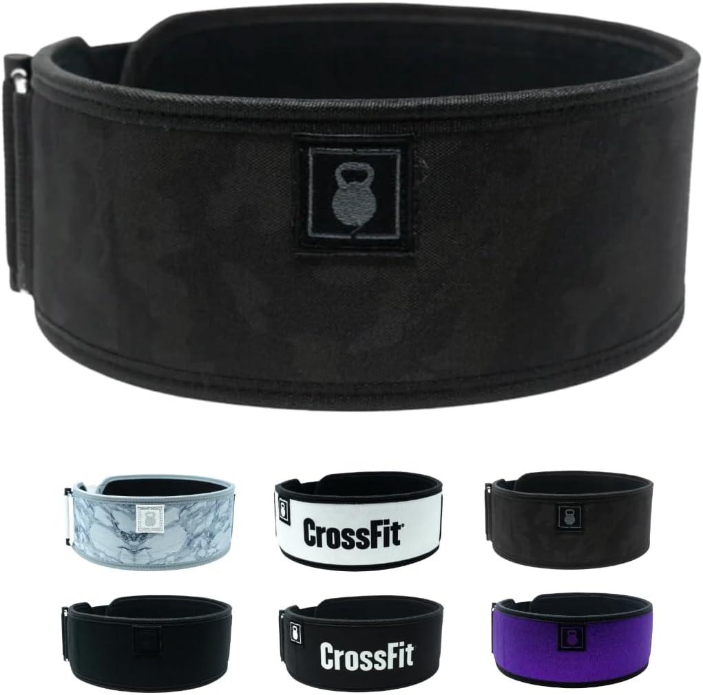 2POOD 4" Weightlifting Belt | CrossFit Weightlifting Belt | 4-inch Wide and Built for Support, Flexibility, and The Ability to Cross Train Easily