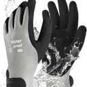 PACIFIC PPE Winter Work Gloves for Men and Women, 100% Waterproof Thermal Insulated Freezer Gloves for Cold Weather, Super Grip, Grey, 2X-Large