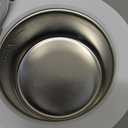 Upgraded Ultrasonic Retainer Cleaner Machine, 45kHz Ultrasonic Dentures Cleaner for Night Guards, Braces, Aligner, Toothbrush, Jewelry and More, 200ML Capacity, White