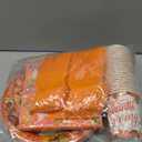 175 Pcs Thanksgiving Tableware Set - Serves 25, Harvest-Themed Disposable Plates, Cups, Napkins, Plastic Forks, Spoons, Knives for Thanksgiving Day Dinner, Fall Party Supplies, Autumn Gatherings