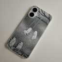 Halloween Spooky Ghosts Phone Case Compatible with iPhone 16 Plus, Tomb Yard Ghosts Phone Case for iPhone 16 Plus, Trendy TPU Bumper Phone Cover Case