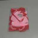 Valentines Day Decorations - 6.5 Ft Pink and Red Velvet Bow Garland - Valentines Day Decor for Home Party Office - Coquette Room Decor for Tree Door Table Wall Window Mantel