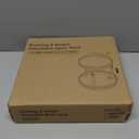 Lazy-Susan-Organizer-Spice-Rack, 2-Tier Rotating Spice Organizer For Kitchen-Cabinet-Countertop-Pantry, Turntable Seasoning Holder Storage Shelf With Adjustable Height (Grey)