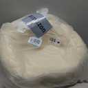 Mini Toddler Chair Comfy 1-2 Years Old - 17.3'' Compact Kids Couch with Carry Handle, Soft Teddy Plush Baby Chair, Washable Cover & Sturdy Design for Nursery & Playroom - White