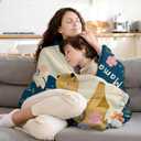 Gifts for Mom Mothers Day, Mom Birthday Gifts Blanket from Daughter Son, Moms Gift for Christmas, Birthday, Lover You Mama Bear Soft Throw Blankets 60" x 50"
