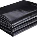 ToLanbbt Pond Liner 10 FT x 10 FT HDPE Pond Liners, 20 Mil UV Resistant Preformed Pond Liner Easy Cutting, Pond Liner for Natural Looking Ponds, Waterfall, Koi Pondsand Water Garden (Black)