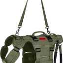 OneTigris Dog Lift Harness for Large Dogs, Dog Hip Support Brace, Full Body Lifter with Handles Invictus Multifunctional Mobility Assistance Vest for Back Legs (Green, Large)