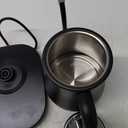 Gooseneck Electric Kettle with Temperature Control, 27oz/0.8L Fast Heat Electric Kettle for Pour Over Coffee/Tea, Auto Shut Off & Boil-Dry Protection, 4hrs Keep Warm, Stainless Steel Inner,Matte Black