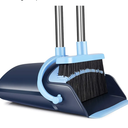 Broom and Dustpan Set for Home 2026 Indoor Outdoor Broom with Dustpan Combo Set Upright Dust Pans with Long Handle Angle Broom for Kids Garden Pet Hair Lobby Wood Floor Kitchen