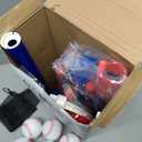 3-in-1 Baseball Set for Kids 3-5 - Tee Ball Stand, Hanging Tee, Ball Launcher and 6 Softballs - Adjustable Height, Indoor/Outdoor Sport Gifts for Boys Girls, Blue