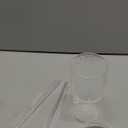 20 OZ Iced Coffee Cup With Glass Lids and Straws, High Borosilicate Glass Tumbler Cup Reusable Wide Mouth Smoothie Cups (Clear,1cup)