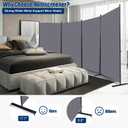 Room Divider 6FT Portable Room Dividers and Folding Privacy Screens, 136'' W Fabric Divider for Room Separation, 4 Panel Partition Room Dividers Freestanding Wall Divider Screen for Dorm Studio Office