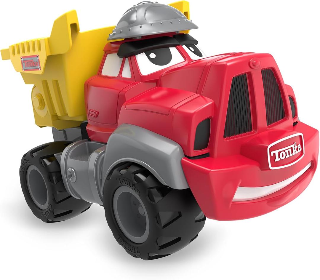 Tonka 06269 Interactive Talking Truck Toy for Toddlers Ages 2+ - Made of Sturdy Plastic with 20+ Sounds, Multicolor