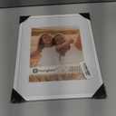 Hongkee 11x14 Picture Frame, Made of Solid Wood with Real Glass, Display Pictures 8x10 with Mat or 11 x 14 without Mat - Wall and Tabletop (White, 1 Pack)