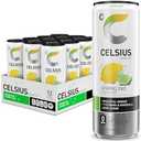 CELSIUS Sparkling Lemon Lime, Sugar Free Energy Drink, 12 Fl Oz (Pack of 12)Exp 12/2025