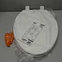 KOHLER K-4774-0 Brevia Elongated White Toilet Seat with Quick-Release Hinges And Quick-Attach Hardware For Easy Clean, White
