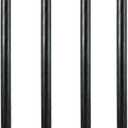 GeilSpace 3/4"  24" Heavy Duty Pre-Cut Grey Metal Pipe, Industrial Steel Fits Standard 3/4 Inch Threaded Pipes and Fittings - Vintage DIY Industrial Shelving (3/4"  24", Grey) (Gray)