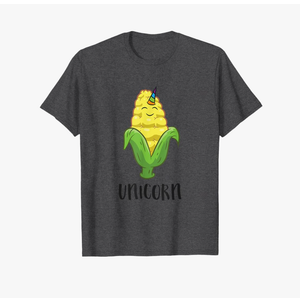 Funny Uni Corn Unicorn Corn Lovers Corn Farmer T-Shirt XXL