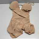 Slimers Body Shaper for Women Tummy Control U Plunge Backless Full Body Shapewear Mid Thigh Mesh Strapless Bodysuit Top L