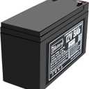 12V9Ah Lithium LiFePO4 Deep Cycle Battery, 3000+ Cycles Rechargeable Battery for Solar, Fish Finder,Lighting, Feeder and More with 15A BMS (F1 Terminals)