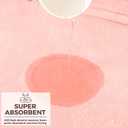 Pink Bathroom Rug Set of 2 Memory Foam Bath Mat Set Non Slip Washable Floor Mats Soft Absorbent Plush Microfiber Shower Tub Bathrug Blsh