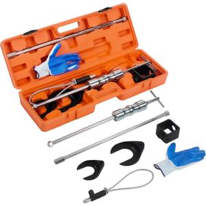 Inner CV Joint Puller Slide Hammer Front Wheel Drive Axle Half Shaft Removal Tool Kit Heavy Duty 10 Pounds Slide Hammer 63mm 48mm CV Joint Fork Steel Cable Adapter Attachments