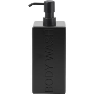 Rectangular Resin Dispenser Premium Bathroom Shampoo Conditioner Body Wash Bottle Modern Refillable Pump Design