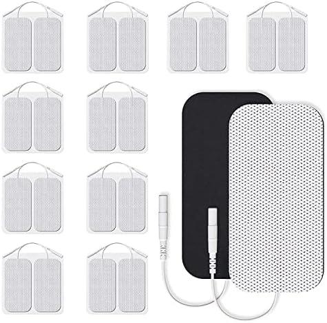 DONECO TENS Unit Pads 2X4 16 Pcs Replacement Pads Electrode Patches for Electrotherapy