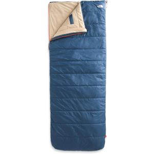 THE NORTH FACE Wawona Bed 20 Sleeping Bag | One Person 20F / -7C Insulated Camping Bag, Synthetic Insulation, Water Repellent (Regular, Shady Blue-NPF)