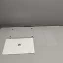 Seorsok Compatible with MacBook Pro 13 inch Case M2 2023,2022,2021-2016 A2338 M1 A2251 A2289 A2159 A1989 A1708 A1706,Leaves Flowers Leather Hard Shell Case with Keyboard Cover,White Blooming Floral