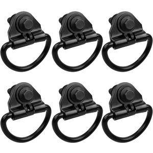 6PCS Cargo D-Hooks Compatible with 2015-2023 Ford Transit 150 250 350 Rear Cargo Tie Down Hook Replace BK21V550A74AD,V550A74-AD