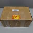 10 Inch Rectangle Ceramic Orchid Pot with Holes & Saucer - White, Effective Drainage & Ventilation for Indoor Orchids