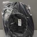 Western Cowgirl Hat for Women Men, Fedora Wide Brim Rhinestone Cowboy Hat with Bandana and Cowgirl Tassels Earrings (Black)