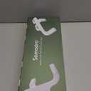 SAMODRA Ultra-Slim Hygienic Bidets Attachment for Existing Toilets - Adjustable Fresh Water Pressure Dual Nozzle (Frontal & Rear Wash) Easy to Install, Silver