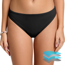 Beautikini Period Swimwear Bikini Menstrual Swim Bottoms Leakproof Low Waisted Period Bathing Suit Bottoms for Teen, M