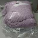 Buryeah 6 Pcs Flannel Throw Blanket Bulk 50 x 60 in Sleepover Blanket Outdoor Wedding Throw Lightweight, Oeko-tex Standard 100 Certified for Sofa Homeless Gifts (Pale Purple)