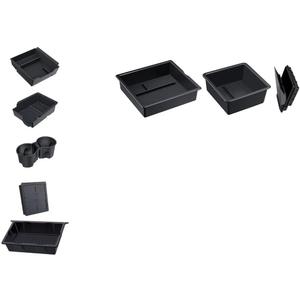 5PCS Center Console Organizer Tray for Tesla Model Y Accessories 2024-2020(Not Fit 2024 2025 Model Y Juniper) & 3PCS Center Console Organizer Tray for Tesla 2025 Model Y Juniper & Model