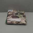 Hombys Non Slip Shower Mat 27x27 in, Shower Floor Mats with Drain Hole, Secure PVC Loofah Mat, Boho Coffee Pebble