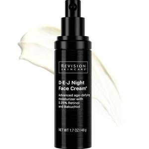 Revision Skincare DEJ Night Face Cream, Anti Aging Moisturizer, Antioxidant Rich with Retinol and Bakuchiol (1.7 Ounce (Pack of 1))