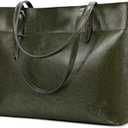 Kattee VintAge Genuine Leather Bag with Adjustable Handles Green